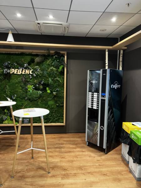 Mise à disposition de distributeur automatique de boissons chaudes sur Pertuis